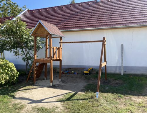 Kerti játszótér alapozása talajcsavarokkal – Esettanulmány